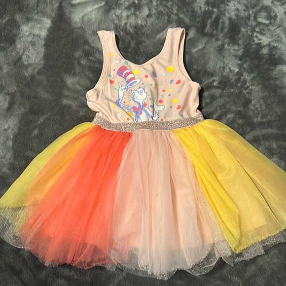 Dr Seuss the cat in the hat tulle dress size 2t - Picture 1 of 3